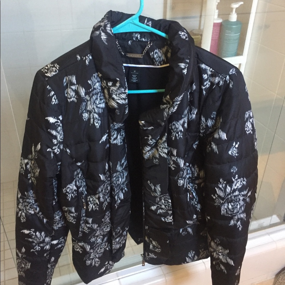 White and black jacket. Size medium